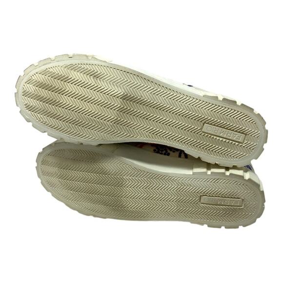 Farm Rio Graphic Lace Up Low Top Platform Sneakers Size 7.5 NWT $220 MSRP - Picture 10 of 10